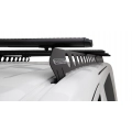 Rhino Rack JC-01219 Vortex Black 4 Bar System with Rhino-Rack Backbone for Toyota Hiace H300 4dr LWB Low Roof with Bare Roof (2019 onwards) - Factory Point Mount