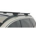 Rhino Rack JA2265 Vortex SX Black 2 Bar Roof Rack for Subaru Outback 4th Gen 5dr Wagon with Flush Roof Rail (2009 to 2014) - Raised Rail Mount