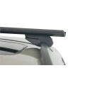 Rhino Rack JA2265 Vortex SX Black 2 Bar Roof Rack for Subaru Outback 4th Gen 5dr Wagon with Flush Roof Rail (2009 to 2014) - Raised Rail Mount