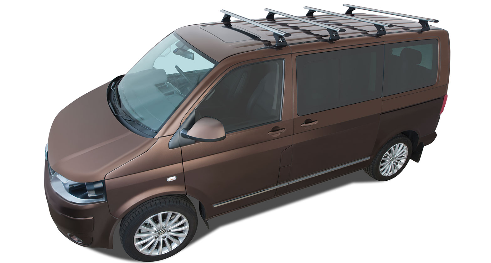 Rhino Rack JA2861 for Volkswagen Multivan T5 4dr T5 SWB Low Roof with  Factory Fitted Track (